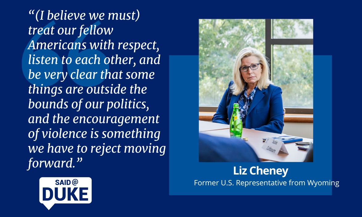 SaidDuke Liz Cheney On the Critical Challenges and Stakes of the 2024